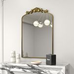 SMIROR 24x36 Ornate Vintage Mirror,