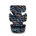 Cosatto Ninja i-Go Foldable ISOFIX Car Seat | Portable Travel Car Booster Seat | 4-12 Years | Side Impact Protection, Bag, 12 Headrest Positions, Ultra-Compact & Lightweight | Group 2/3 (Beep Beep)