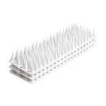 PlastKart Bird Spikes |White| Pack of 5 Bird Spikes | 11.5 Inch Length Repellent Spike, Pigeon Problem Solutions, UV Stabilized Spikes for Outdoor AC Unit & Balcony Railing, Pigeon Control