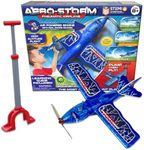 Top Secret Toys Aero-Storm Aerobatic Toy Stunt Plane with Air Powered Engine, High Flying Trick Airplane, Propeller Powered by Hand Pump Pressurized Air, STEM Toy for Kids, Boys, Girls Ages 8+