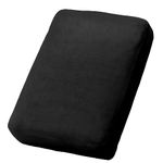 AIAMIXO Velvet Stretch Couch Cushion Covers Sectional Durable Seat Cushion Sofa Cover Sofa Cushion Protector Covers for Chair Loveseat Sofa Cushion (Black, 1 Seat Cover)