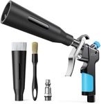 Zhevebaga Tornado Air Cleaning Gun, Upgraded High Pressure Dryer Air Blow Gun Adjustable Wind Speed, 360° Rotating Nozzle for Thorough Cleaning Car Detailing Tools for Car Interiors & Exteriors