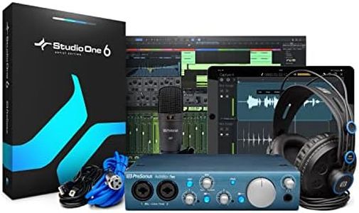 PreSonus AudioBox iTwo Studio USB 2.0 Recording Bundle with Interface, Headphones, Microphone and Studio One software