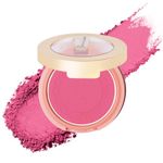 OULAC Barbie Pink Blush Powder Makeup| Highly Pigmented Cream Blush| Lightweight Buildable Formula| Natural Matte Glow| Long Wearing| Moisturizing Infused with Rose Oil&Vitamin E (06)