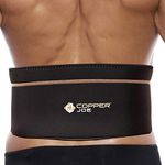 Copper Joe Recovery Back Brace - Highest Copper Content Back Braces for Lower Back Pain Relief. Waist and Lumbar Support Fit for Men and Women (Large/X-Large)