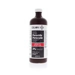 Delon+ Hydrogen Peroxide 3% USP Solution H2O2 Skin Disinfectant - Made in Canada 1 Bottle, tranparent (A-1381)