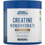 Applied Nutrition Creatine - Creatine Monohydrate Micronized Powder, Increases High-Intensity Physical Performance, Unflavoured (250g - 50 Servings) (Unflavoured) (NEW)