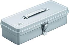 TRUSCO T-320SV Trunk Tool Box, 13.2 x 5.4 x 3.8 inches (333 x 137 x 96.5 mm), Silver