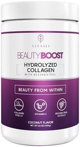 VITASEI Beauty Boost Collagen Peptides Powder, Hydrolyzed Collagen Proteins for Healthy Skin, Gut Health & Joints