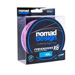 Nomad Design PANDERRA Multicolor 20lb Test - Premium Multicolor PE Fiber Fishing Line with Micro Weave Technology, Hydroslick Coating, and Increased Casting Distance