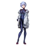 Tongyundacheng Anime Ayanami Rei Figure - 22CM Ayanami Rei PVC Uniform Figure Cute Girls Anime Statue Collection Model