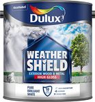 Dulux Weathershield Exterior Gloss 2.5L Pure Brilliant White