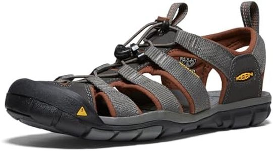 KEEN Male Clearwater CNX Raven Tortoise Shell Size 12 US Sandal