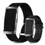 EGQINR Smart Bracelet for Men Women, 9mm Ultra-Thin Fitness Tracker with 24/7 Heart Rate, SpO2, Blood Pressure & Sleep Monitor, 170+ Sports Modes, Vibration Alerts, Dual Straps (Silicone & Nylon)
