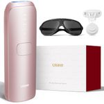 Ulike Laser Hair Removal Device for Women and Men, Air 3 IPL Hair Removal with Sapphire Ice-Cooling System for Nearly Painless & Long-Lasting Result, Flat-Head Window for Body & Face at-Home Use, Pink