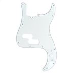 Musiclily Pro 13-Hole Modern Style P Bass Pickguard for 4 String American Precision Bass, 3Ply Parchment