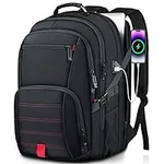 Travel Backpack, Extra Large Backpack, tazbuzo Laptop Backpack for Men, Big Backpack, 50L Heavy Duty Water Resistant TSA Airline Approved Business Work Computer Bag with USB Port, Fits 17 Inch Laptops