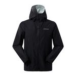 Berghaus Men's Deluge Pro Waterproof Shell Jacket | Adjustable | Durable Coat | Rain Protection, Jet Black 3.0, M