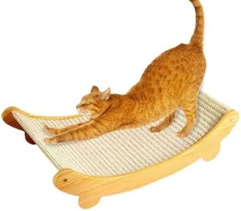 2 in 1 Sisal Bed and Board for Scratching | Sisal Cat Scratching Bed,Scratch Lounge Cat Bed,Reusable Sisal Cat Scratching Ramp for Pets of Small to Medium Size for Cat Kitten to Rest Or