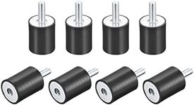 sourcing map Rubber Mounts 8pcs M8 