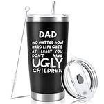 Fathers Day Gift Ideas 20 OZ Tumbler Cup with Straw and Lid Funny Dad Gifts Unique Birthday Dad Gifts Great White Elephant Gifts Ideas Gifts for Men Cadeau de la fête des pères