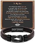 To My Son Bracelet from Mom Mens Br