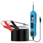 Hetkrishi Multifunctional Car Circuit Tester with LED, 3.5-36V AC/DC Tester with Buzzer, Electrical Tester Digital Display Short Circuit Finder for Continuity Testing, Trailer Lights Testing