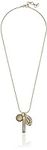 Lucky Brand Two Tone Charm Necklace