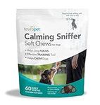 Dog Calming Treats - Contains Patented Pheromones, L Tryptophan, Thiamine and Niacin for a Relaxed & Calm Dog. Provides Dog Anxiety Relief, Reduces Stress, and Acts as a Dog Calming Aid.