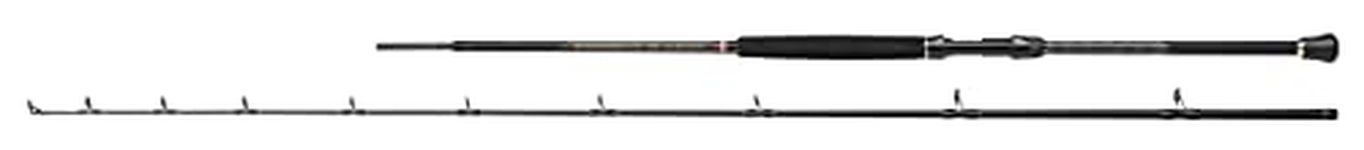 PENN Regiment III Boat Braid , Fishing Rod, Spinning Rods, Sea Boat Fishing, Boat Braid Fishing Rod - Wreck, Charter or Reef Fishing - Cod, Conger, Bass, Pollack, Mackerel, Unisex, Black / Red, 2.50m