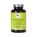 New Nordic Active Liver Gummies | Sugar Free Liver Support | Natural Peach Mango Flavor | Gluten Free & Vegan | 60 Count (Pack of 1)