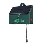 Irrigatia SOL-C12 Solar Powered Automatic Plant Watering System Irrigation Kit For Greenhouse Gardens Balcony Hanging Basket Plants Drip Irrigation With Water Level Sensor Water Timer, Sprinkler Timer