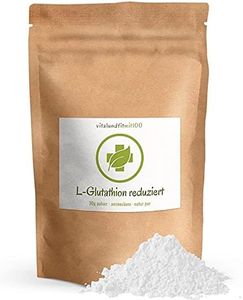 L-Glutathion Pulver reduziert - 30 g – 100% rein und aus pflanzlicher Fermentation - vegan - ohne Hilfs- und Zusatzstoffe - Deutsche Herstellung & Abfüllung
