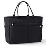 IGOLUMON Tote Bags for Women Large Beach Bag with Zipper Waterproof Gym Tote Bag Foldable Top Handle Handbag for Work, Travel