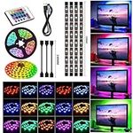 Sunboia LED Strip Lights kit,USB Bias Lighting Kit,TV Backlight,4x50cm RGB with Remote for Theater PC Monitor Desktop Home Indoor Outdoor Decorations