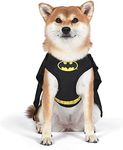 DC Comics for Pets Batman Dog Harness | Soft and Comfortable No Pull Harness for Dogs, Dog Batman Costume | Cute Small Dog Halloween Costume for Small Dogs, Batman Harness, Puppy Harness, Pet Harness