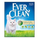 Ever Clean Naturally - 99.9% Natural clumping cat Litter with an optimal blend of clay and corn, 10L