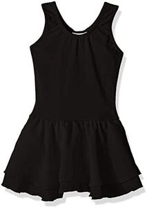 Capezio Toddler Double Layer Skirt Tank Dress-Girls, Black
