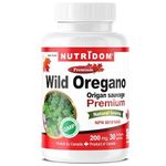 Nutridom Oil of Oregano Softgels - Wild Oregano Oil Supplement with Highly Concentrated Carvacrol - Easy to swallow Capsules - Non GMO - 30 Count