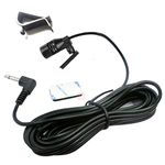Car Microphone Stereo 3.5mm Jack Assembly Mic Compatible with Kenwood Boss Corehan Power Acoustik JVC Sony Jensen Alpine Car Vehicle Head Unit Enabled Audio GPS DVD