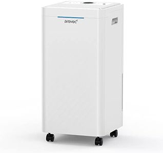 AROVEC Smart Dehumidifier with Air Purifier Washable Preliminary Filter, True HEPA & Activated Carbon Filter, 2500ml Water tank, 16L/day Dehumidification Capacity Covers up to 50m2, 2-Yr Warranty