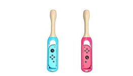 Althemax Joy Con Drum Stick Handle sports drums games for Nintendo Switch Joy-Con J-Con Taiko Drum Master Blue Pink / Red [video game]