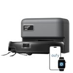 eufy Robot Vacuum C10 with Self Empty Station, 4,000Pa, 2.85-Inch Ultra-Slim Body, Up to 60 Days of Hands Free Cleaning,Carpet Cleaning, Edge Expansion Brush, Quiet, Point Laser Navigation