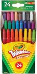 Crayola Twistables Crayons Coloring Set, Kids Indoor Activities at Home, 24 Count, Assorted (3000002682)