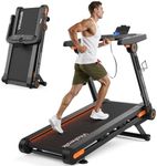 Vitalwalk Foldable Treadmill with Auto Incline, Commercial 49"x18" Wide Running Belt, 10MPH, 3.5HP Brushless, Walking Pad Treadmill for Home, Auto Folding, No Installation, 350LBS, APP, Large