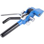 Strapping Banding Tool Tensioner&Cutter - 3/16"~3/4" Steel Banding Strapping Tool Tensioning & Cutting & Crimper, Ratchet Type Banding Pliers Powerful Strapping Tools for High Tensile Packaging