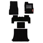 Elegant Cord Black Custom Fit Car Mat Compatible with Honda CRV [2009-2014] - Set of 5 Pcs