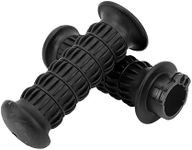 25mm Motorcycle Handle Grip Silicone Anti Slip Comfortable Universal Throttle Handle Motorcycle Handlebar (Black)