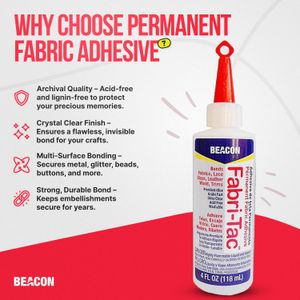 Beacon Fabri-Tac Adhesive Triple Pack – 118ml Fabric Glue
