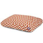 Majestic Pet Burnt Orange Chevron Extra Large Rectangle Indoor Outdoor Pet Dog Bed With Removable Washable Cover Products